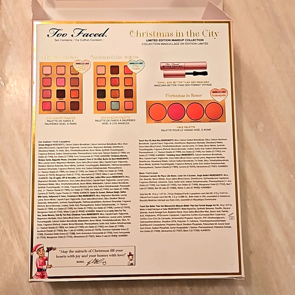 Too Faced Christmas in the City Make Up Collection...NEVER USED - Picture 3 of 10